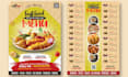 do food menu, restaurant menu design