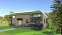 3d architectural off grid container homes