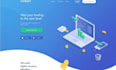 design crypto website, crypto landing page, coin listing, token website