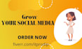be your social media manager and social media marketer