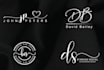 design unique handwritten signature monogram initials logo