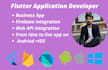 develop a cross platform flutter mobile app for ios and android