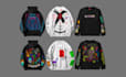 design aesthetic grunge streetwear, hoodies, sweatshirt
