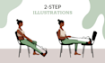 create yoga, fitness, exercise or any workout illustrations