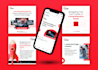 design high converting facebook ad images creatives, carousel post