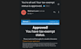 do amazon and walmart tax exemptions in all states