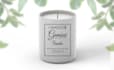 do minimal, luxury candle logo and candle label design