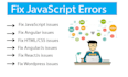 fix bugs in react, angular, typescript, javascript and nextjs