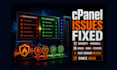 install, configure or fix any cpanel issues