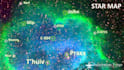 craft an interactive star map or solar system for you