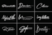 do handwritten calligraphy initial elegant signature logo