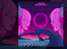 create detailed art of sci fi cyberpunk psychedelic artwork