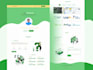 create landing page design