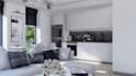 create awasome kitchen, living room