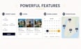 property management website, vacation rental with booking