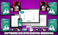 design digital product cover bundle mockup, product cover box, ecover bundle