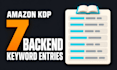 research amazon KDP keywords and categories for your book