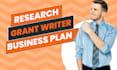 do grant writing, grant proposal, grant research and grant application