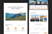 do stunning web UI UX design, dashboard, landing page