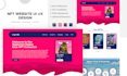 do nft web landing page ui ux design