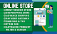 design woocommerce store or multi vendor online store