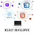 be your frontend developer in HTML, CSS,  react and bootsrap