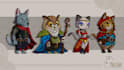 design cartoon style characters for animation and games