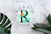do eye catching handdrawn logo