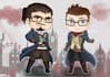 do cartooning of your photo, original character,profile picture into chibi style