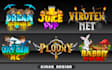 craft a custom minecraft server logo and server icon