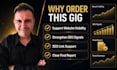 support website or store visibility with SEO links and final report