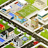 design a 3d isometric map or event map illustration