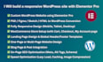 design and convert PSD, figma and HTML to wordpress elementor pro website