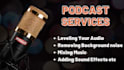 create professional podcast intro outro and trailer