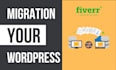 backup, migrate, transfer, wordpress website