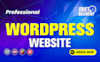 do modern wordpress website development, redesign wordpress website