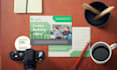design eddm postcard direct mail with stylish graphic