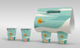 do exclusive design paper cup coffee with carier