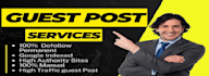 write and publish 15 guest posts on high da websites