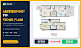 do 2d floor plan from matterport tour