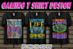 create a gaming t shirt design