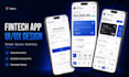 design modern mobile app UI UX in figma for ios and android