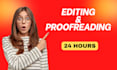 proofread and edit your document in 24 hours