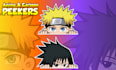 draw anime cartoon peeker sticker for merch or webstore