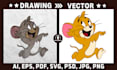 do anything on adobe illustrator, vectorize image, convert to vector quickly