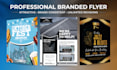 design a professional branded flyer for your business or event