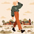 create professional flat vector illustration