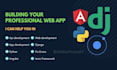 develop django, python, angular web application