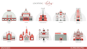 design custom illustrated icon set for your interface or app