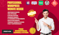 develop responsive wordpress website design or professional blog website design